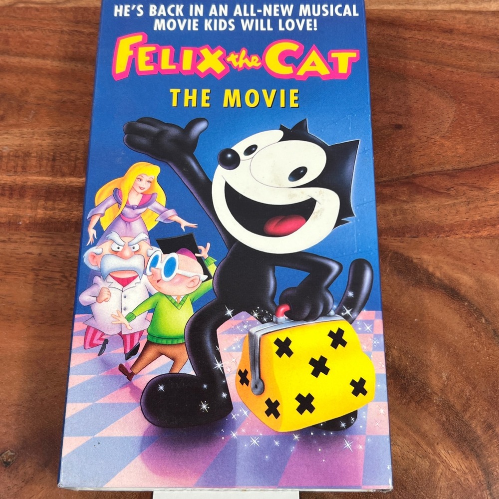 Vintage Felix The Cat: The Movie VHS Buena Vista Kids 1991 Animation USA NTSC